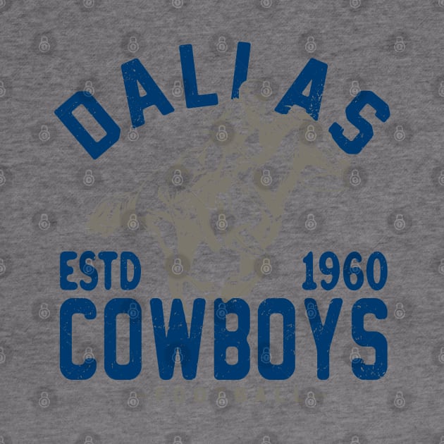 Vintage Dallas Cowboys 2 by Buck Tee by Buck Tee